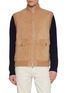 BRUNELLO CUCINELLI Zip Up Suede Vest