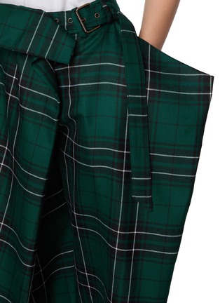  - JW ANDERSON - Plaid Fold Over Pants