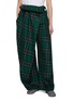 JW ANDERSON Plaid Fold Over Pants