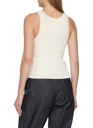 Back View - Click To Enlarge - JW ANDERSON - Cable Knit Tank Top