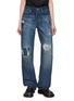JW ANDERSON Distressed Straight Leg Jeans