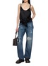 Figure View - Click To Enlarge - JW ANDERSON - Distressed Straight Leg Jeans
