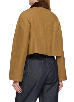 Back View - Click To Enlarge - JW ANDERSON - Barn Cropped Cotton Jacket