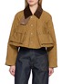 JW ANDERSON Barn Cropped Cotton Jacket