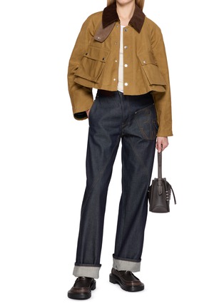 Figure View - Click To Enlarge - JW ANDERSON - Barn Cropped Cotton Jacket
