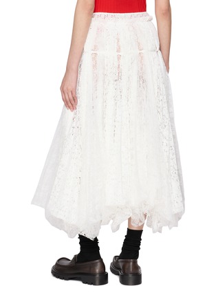 Back View - Click To Enlarge - JW ANDERSON - Mixed Lace Skirt