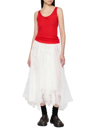 Figure View - Click To Enlarge - JW ANDERSON - Mixed Lace Skirt