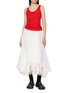 Figure View - Click To Enlarge - JW ANDERSON - Mixed Lace Skirt