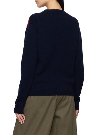 Back View - Click To Enlarge - JW ANDERSON - X Pringle Floral Intarsia Wool Knit Sweater