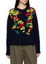 JW ANDERSON X Pringle Floral Intarsia Wool Knit Sweater