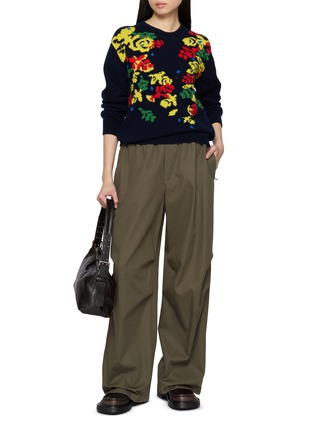 Figure View - Click To Enlarge - JW ANDERSON - X Pringle Floral Intarsia Wool Knit Sweater