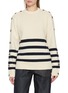 JW ANDERSON Buttoned Sleeve Breton Sweater