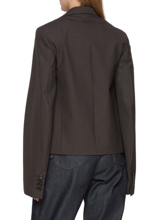 Back View - Click To Enlarge - JW ANDERSON - Bell Sleeve Single Breasted Blazer