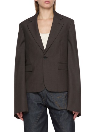Main View - Click To Enlarge - JW ANDERSON - Bell Sleeve Single Breasted Blazer