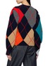 Back View - Click To Enlarge - JW ANDERSON - X Pringle Argyle Wool Knit Sweater