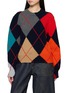 JW ANDERSON X Pringle Argyle Wool Knit Sweater