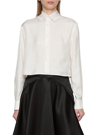 Main View - Click To Enlarge - JW ANDERSON - Cropped Shirt