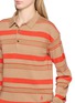  - JW ANDERSON - Knitted Striped Rugby Polo Shirt