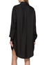 Back View - Click To Enlarge - JW ANDERSON - Tuxedo Drape Shirt Dress