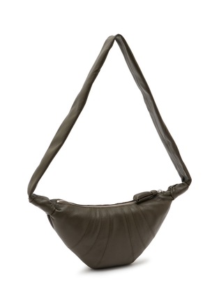 Detail View - Click To Enlarge - LEMAIRE - Small Croissant Grained Leather Bag