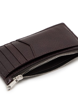 Detail View - Click To Enlarge - LEMAIRE - Gear Trifold Leather Card Holder Coin Purse