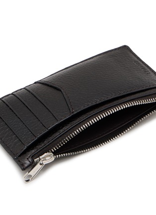 Detail View - Click To Enlarge - LEMAIRE - Gear Trifold Leather Card Holder Coin Purse