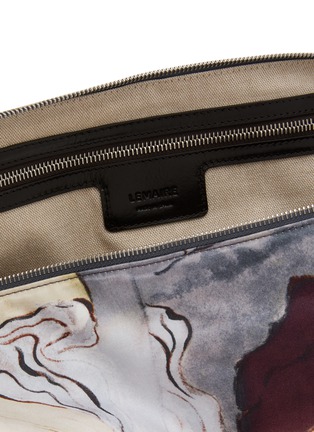 Detail View - Click To Enlarge - LEMAIRE - XL Quiver Clip Printed Canvas Bag