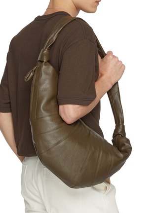 LEMAIRE | Large Croissant Grained Leather Bag