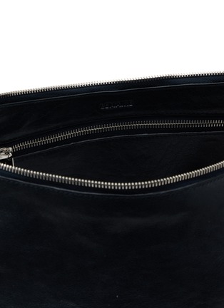 Detail View - Click To Enlarge - LEMAIRE - Belted Paper Lux Leather Hobo Bag