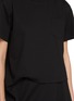  - SACAI - High Low Asymmetrical Cotton T-Shirt