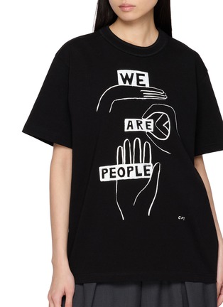  - SACAI - Geoff Graphic Cotton T-Shirt