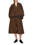 Figure View - Click To Enlarge - SACAI - Belted Barrel Long Shorts