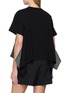 Back View - Click To Enlarge - SACAI - Flared Asymmetrical Hem T-Shirt