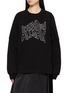 Main View - Click To Enlarge - SACAI - Geoff Graphic Printed Cotton Sweater