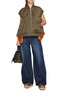 Figure View - Click To Enlarge - SACAI - Flared Asymmetrical Hem Bomber Vest