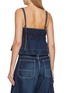 Back View - Click To Enlarge - SACAI - Belted Barrel Dark Wash Jeans