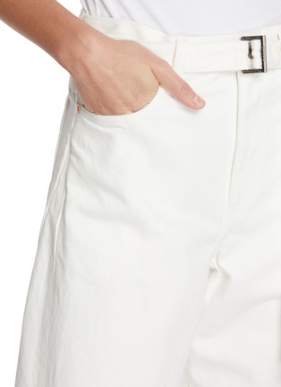  - SACAI - Belted Barrel Light Wash Jeans