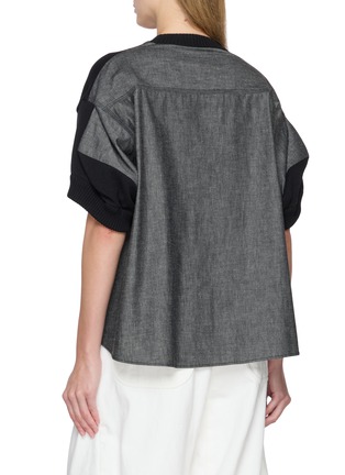 Back View - Click To Enlarge - SACAI - Kimono Sleeve Top