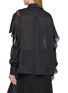 Back View - Click To Enlarge - SACAI - Pussy Bow Chiffon Blouse