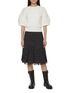 Figure View - Click To Enlarge - SACAI - Horizontal Stripe Midi Skirt