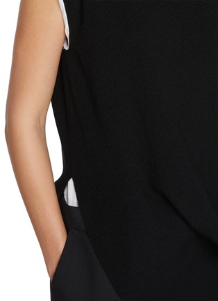  - SACAI - Romper Like Bicolour Dress