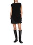 Figure View - Click To Enlarge - SACAI - Romper Like Bicolour Dress