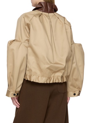Back View - Click To Enlarge - SACAI - Robot Sleeve Zip Up Jacket