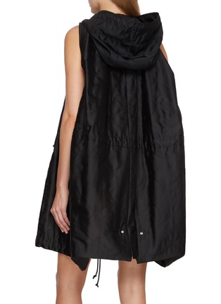Back View - Click To Enlarge - SACAI - Hooded Quilted Satin Tent Vest