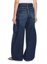 Back View - Click To Enlarge - SACAI - Belted Barrel Dark Wash Jeans