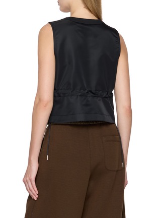 Back View - Click To Enlarge - SACAI - Drawstring Waist Waistcoat