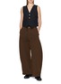 Figure View - Click To Enlarge - SACAI - Drawstring Waist Waistcoat