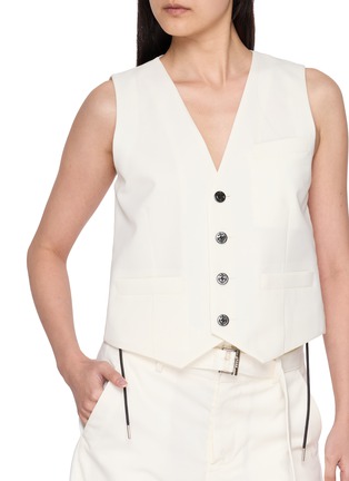  - SACAI - Contrast Button Up Vest