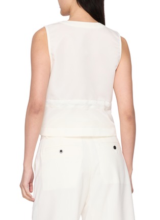 Back View - Click To Enlarge - SACAI - Contrast Button Up Vest