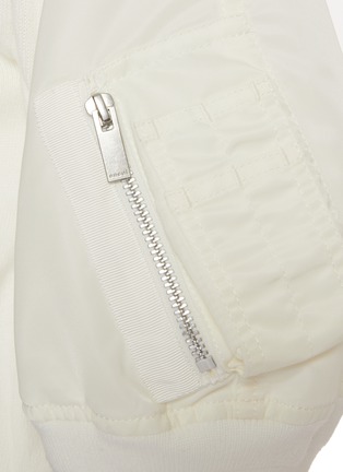  - SACAI - Puff Sleeve Zippered Sleeve Pocket Top